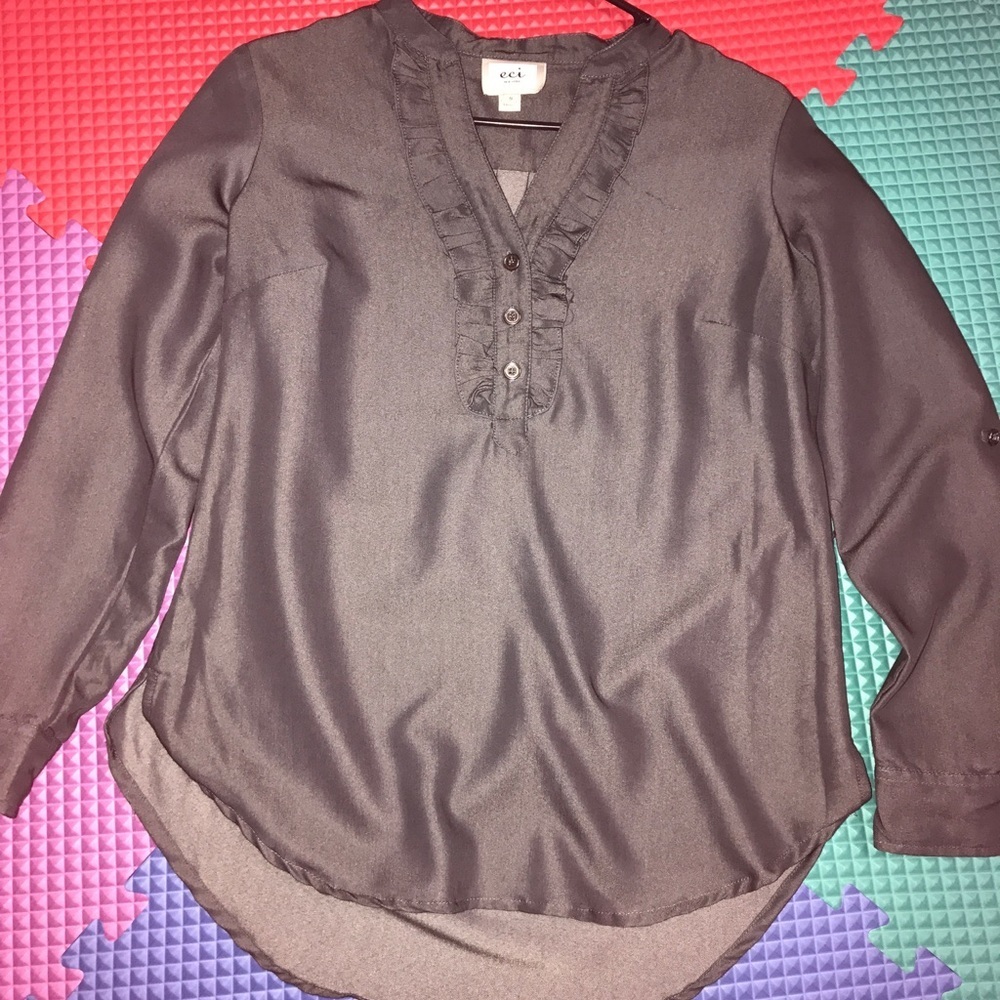 Eci Small grey long sleeve shirt